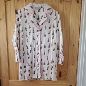 Toss Champagne Print Night Shirt